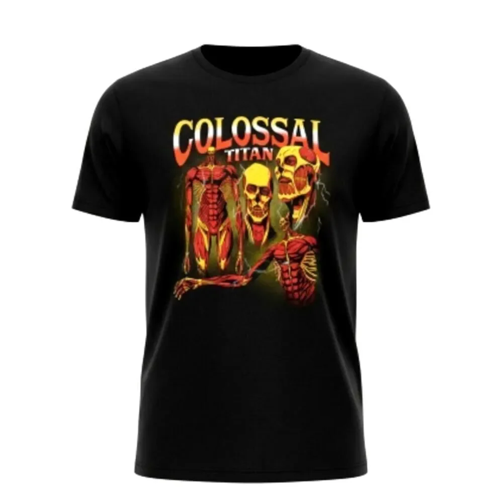 Attack on Titan Final Season Mens Black Graphic T-Shirt - Small